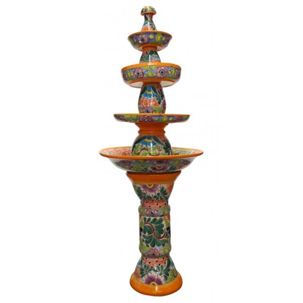 Mexican Talavera Fountain Gloria Yellow